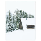 Nordic Moose Posters and Prints Winter Animal Snow Wall Art Forest