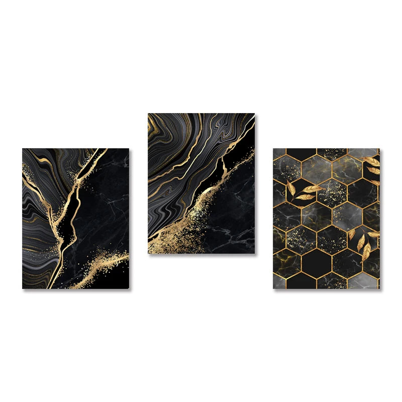 Norév Abstract Art Print Wall Art Decor Black White