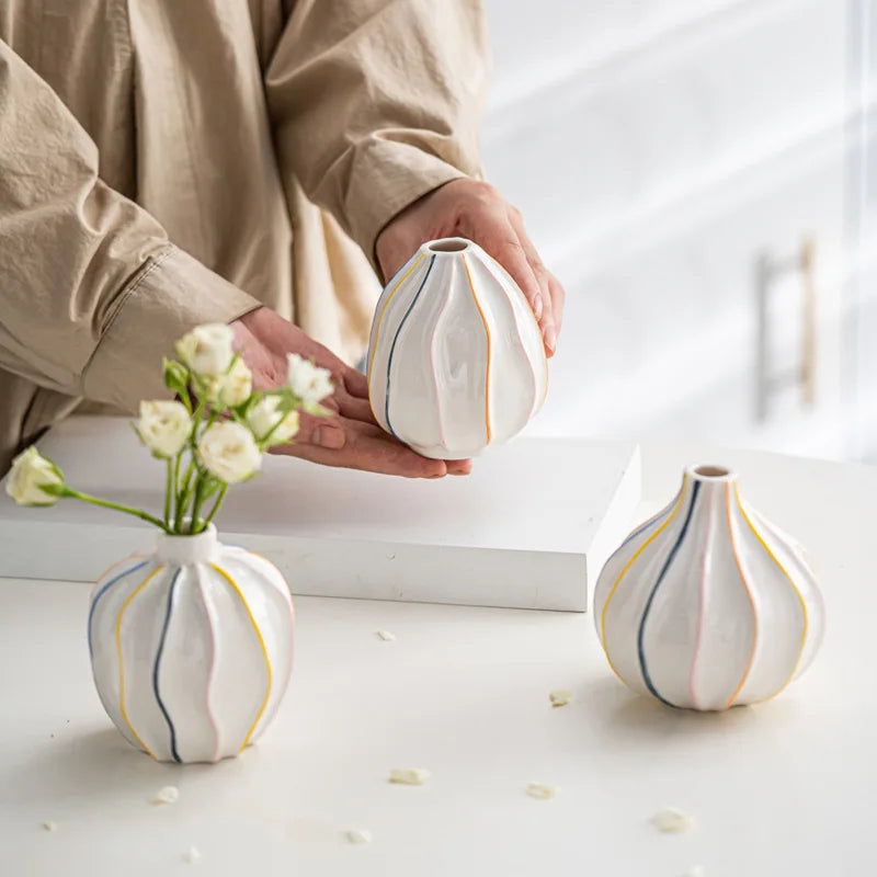 Norév Cute Bud Vase for Dried Flowers Pampas Grass