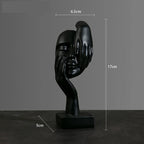 Guérip Resin Abstract Mask Statues European Miniature
