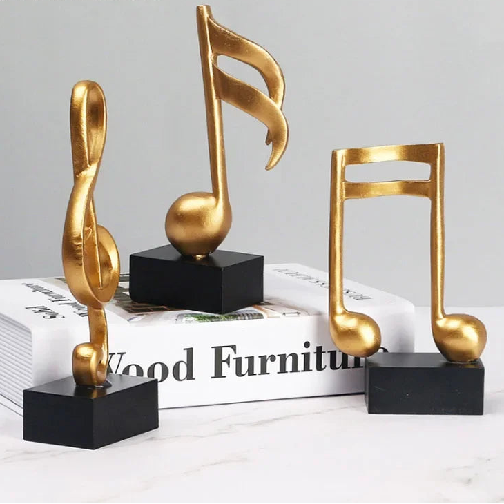 Guérip Musical Sculpture Statue Music Note