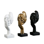 Guérip Resin Abstract Mask Statues European Miniature