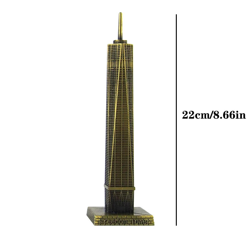 Guérip Metal Architecture Figurine World Famous Landmark Building