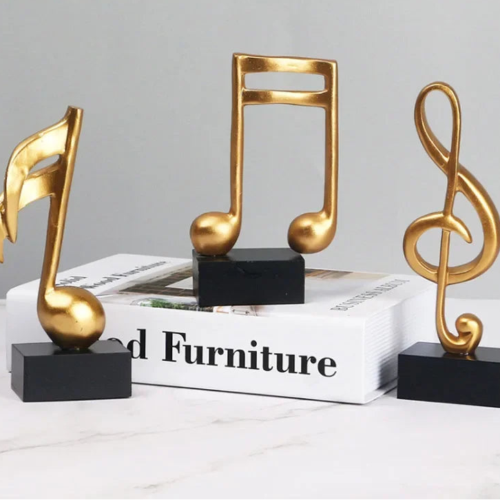 Guérip Musical Sculpture Statue Music Note
