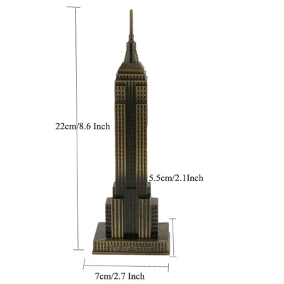 Guérip Metal Architecture Figurine World Famous Landmark Building