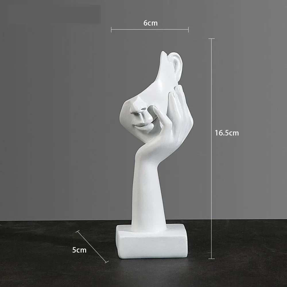 Guérip Resin Abstract Mask Statues European Miniature