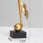 Guérip Musical Sculpture Statue Music Note