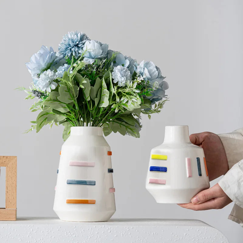 Norév Simple and Elegant Aesthetic Vase Ceramic