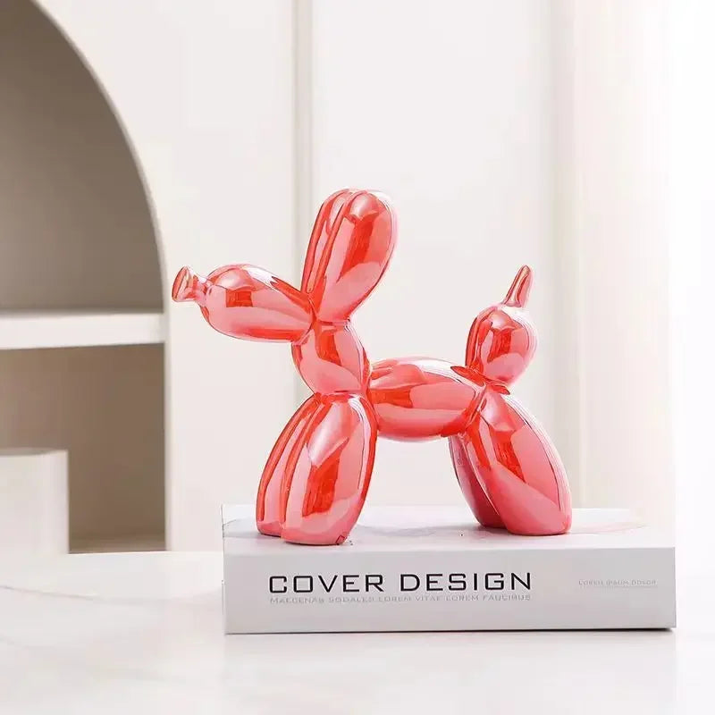 Norév Creative Balloon Dog Abstract Ceramic Ornament