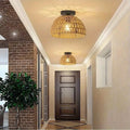 Guérip Handwoven Rattan Ceiling Lamp