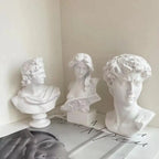 Guérip David Statue Head Portraits Mini Gypsum Michelangelo