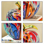 Guérip European Painting Graffiti Apple Art Sculpture Fruit