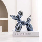Norév Creative Balloon Dog Abstract Ceramic Ornament