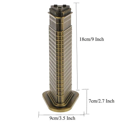 Guérip Metal Architecture Figurine World Famous Landmark Building