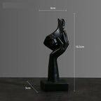 Guérip Resin Abstract Mask Statues European Miniature