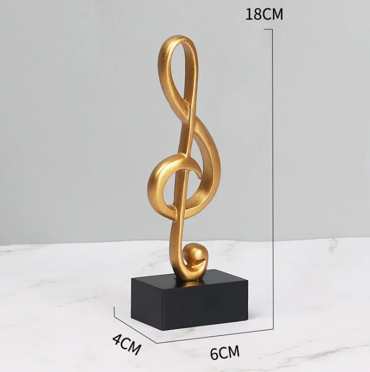 Guérip Musical Sculpture Statue Music Note
