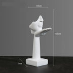Guérip Resin Abstract Mask Statues European Miniature