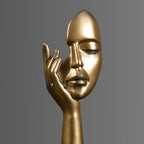 Guérip Resin Abstract Mask Statues European Miniature