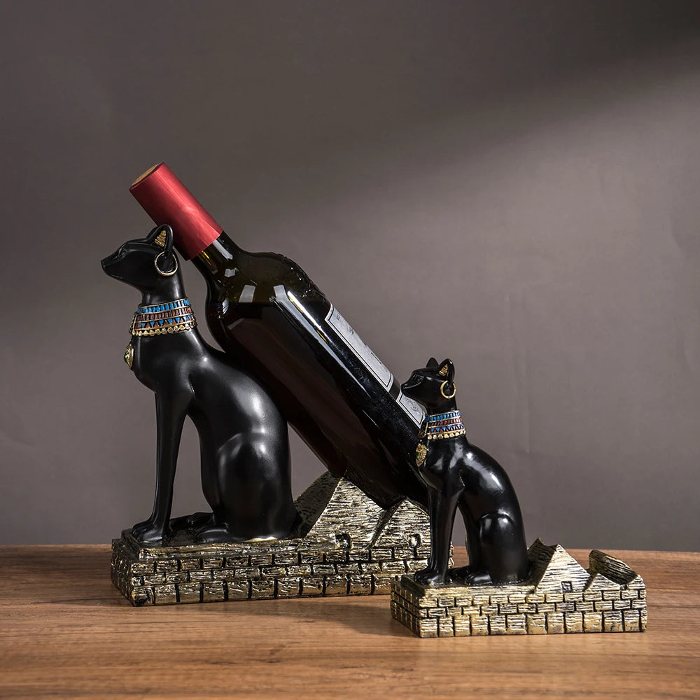 Guérip Anubis Wine Guardian Sculpture
