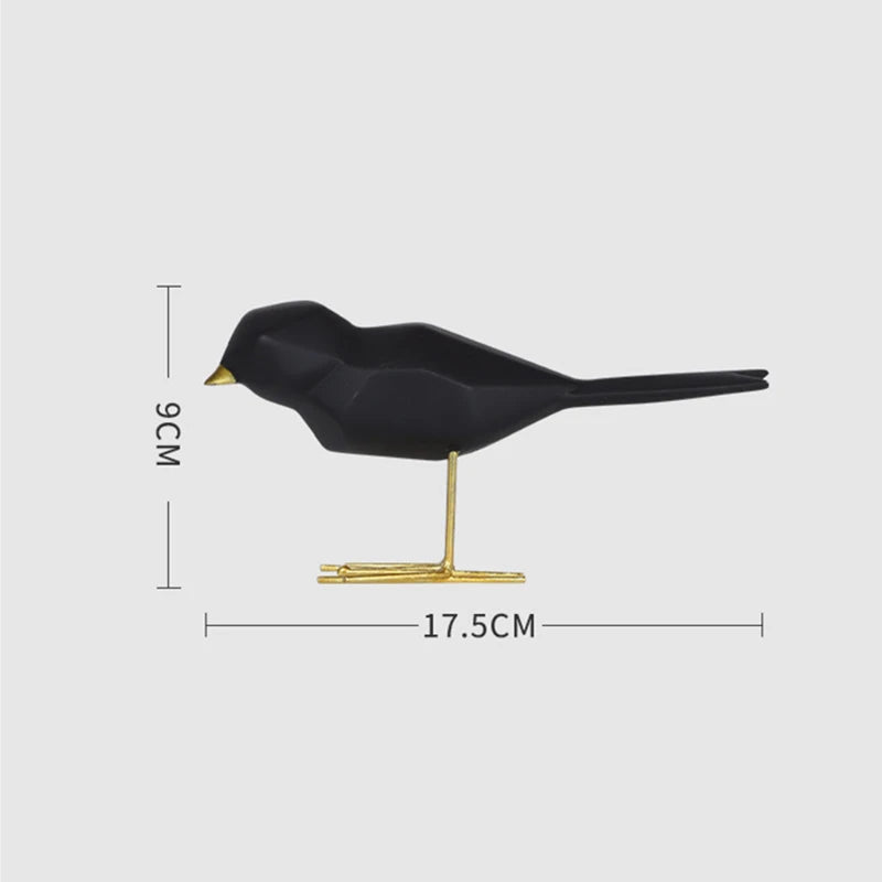 Norév Modern Cute Resin Bird Figurine European