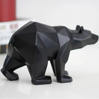 Norév Bear Sculpture Geometric Resin Polar Bear