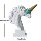 Norév European Modern Decoration Ice Cream Smashing Horse Head