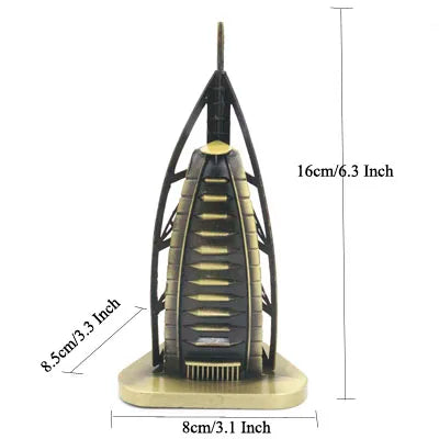 Guérip Metal Architecture Figurine World Famous Landmark Building