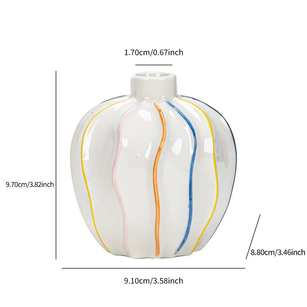 Norév Cute Bud Vase for Dried Flowers Pampas Grass