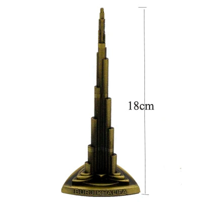 Guérip Metal Architecture Figurine World Famous Landmark Building