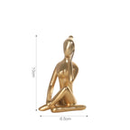 Norév 12 Styles Abstract Art Resin Yoga Poses