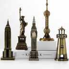 Guérip Metal Architecture Figurine World Famous Landmark Building
