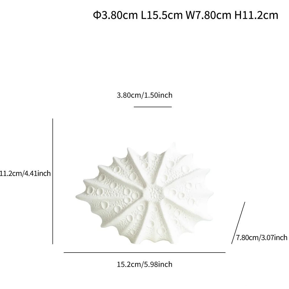 Guérip Ceramic Vase Sea Urchin Shape Figurines
