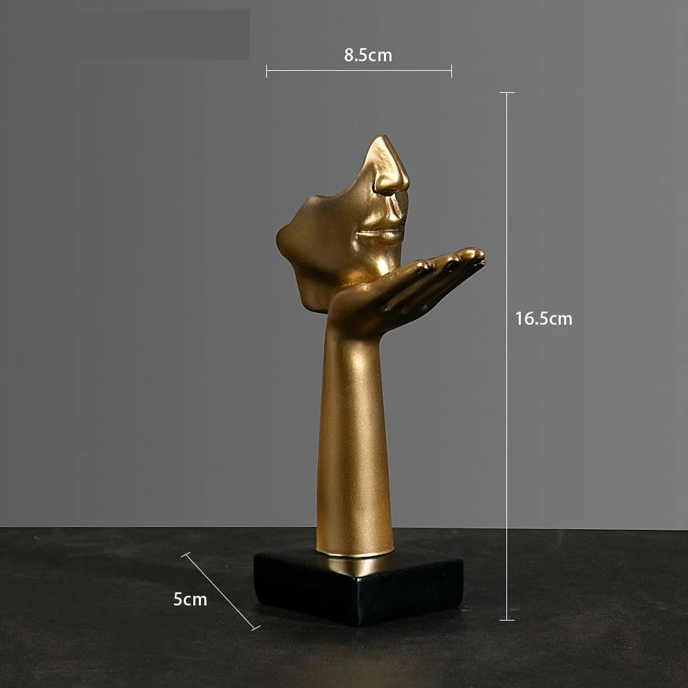 Guérip Resin Abstract Mask Statues European Miniature