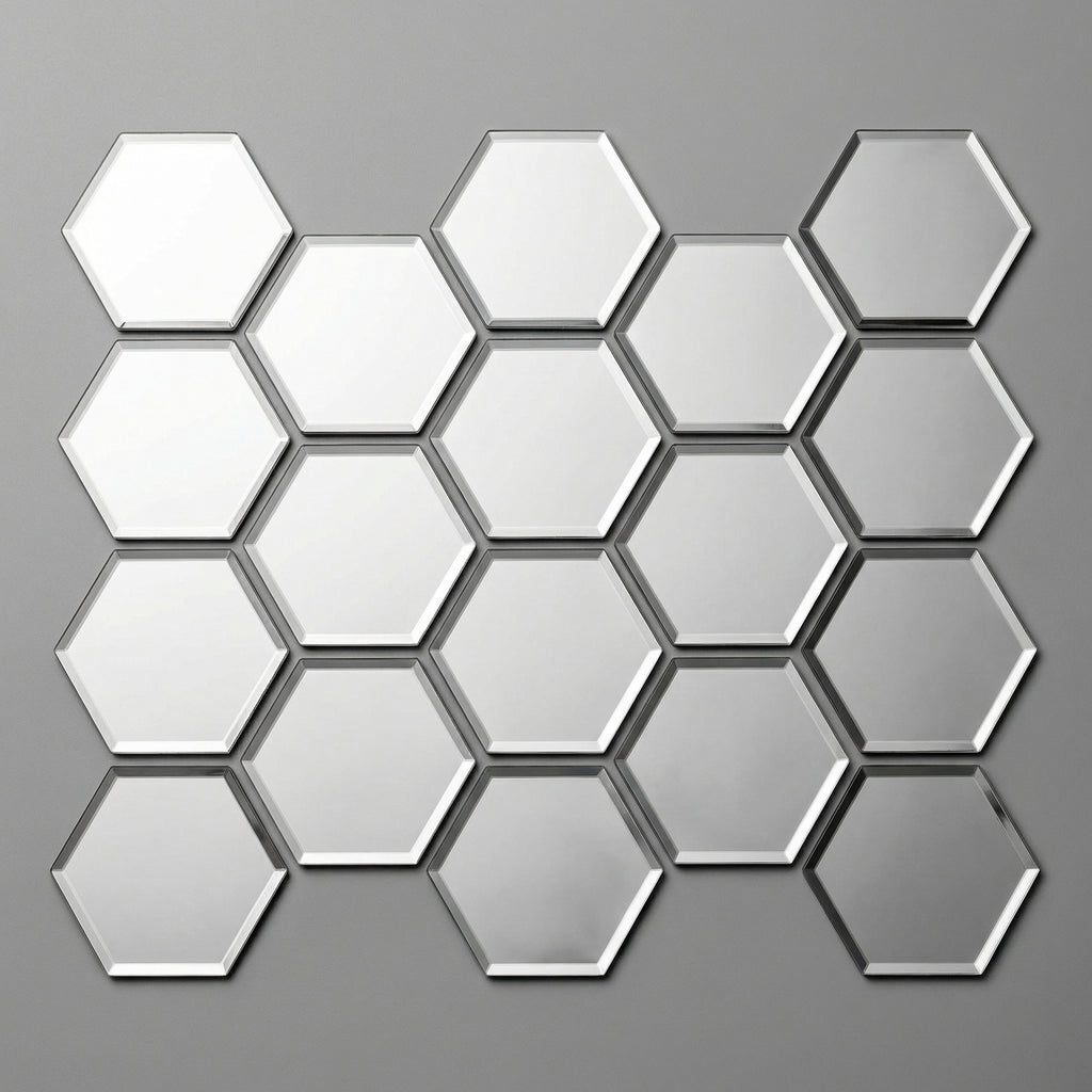 Hexagon Mirror Wall Stickers
