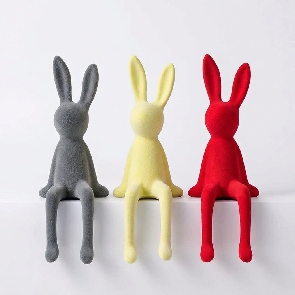 Long-Limbed Rabbit Decorative Figurine