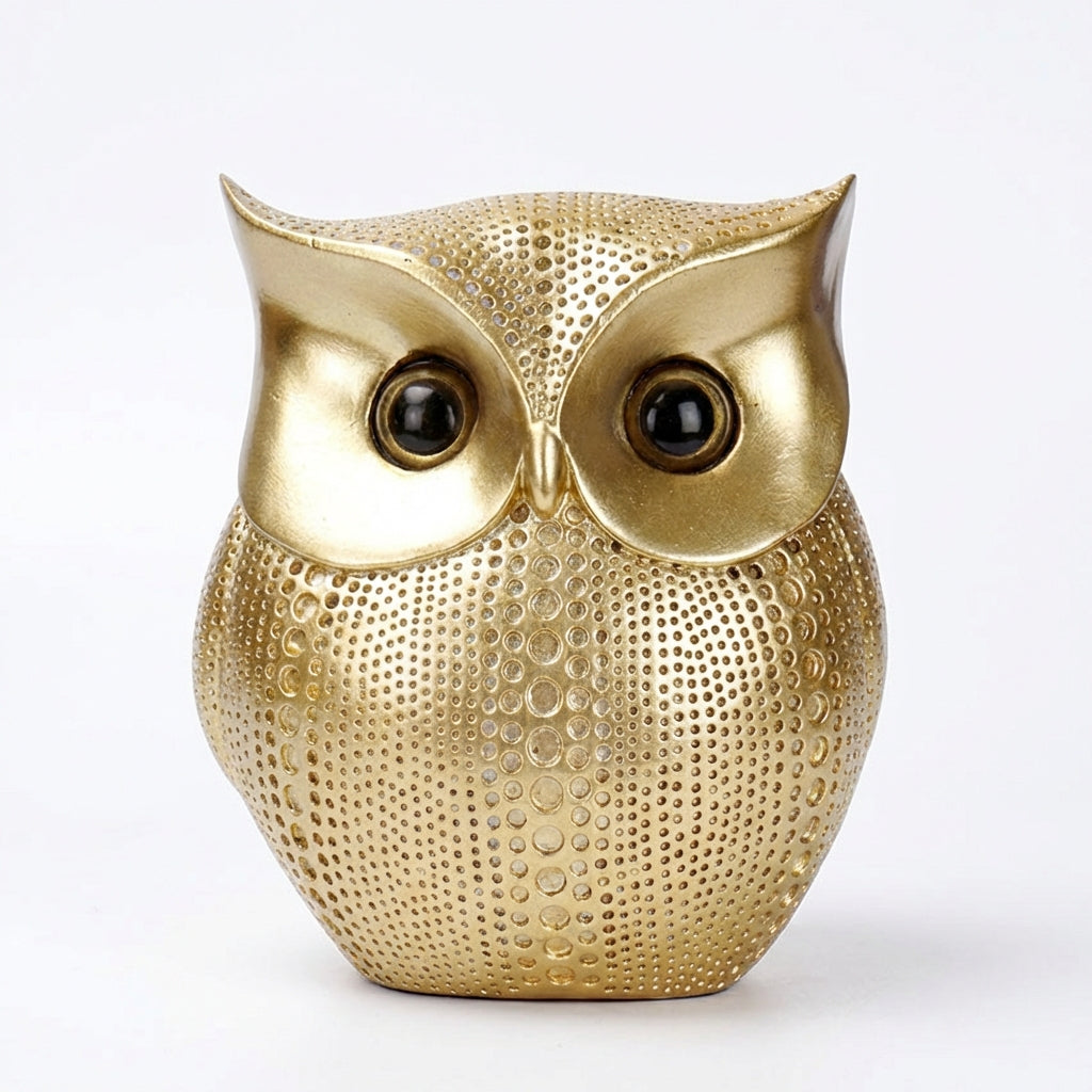 Pointillist Owl Sculptural Object